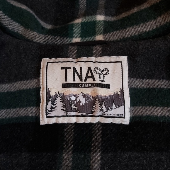 ARIZITA TNA Black Wool Blend Deerfield Duffle Coat - Picture 6 of 6